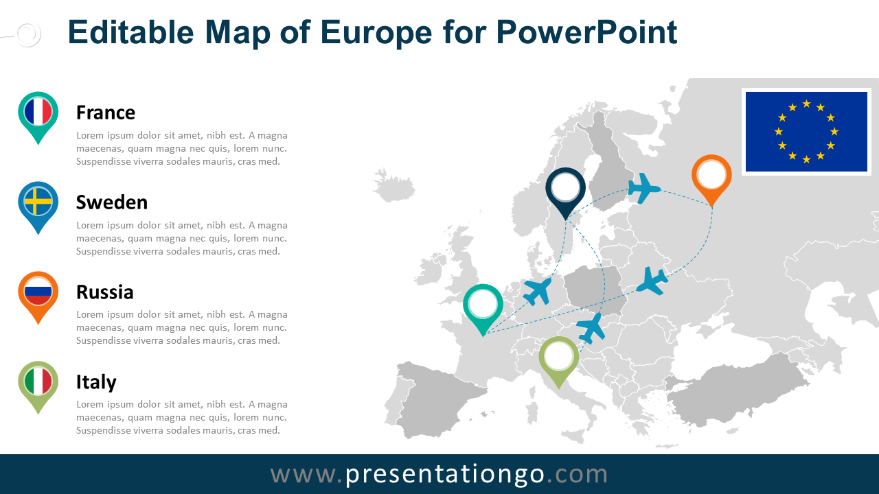 Europe Map Ppt Template Free Free Power Point Template PPT Template Europe Map Ppt Template Free Free Power Point Template PPT Template