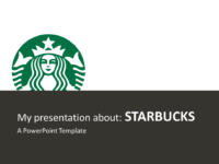 starbucks - the free powerpoint template library starbucks - the free powerpoint template library, Presentation templates