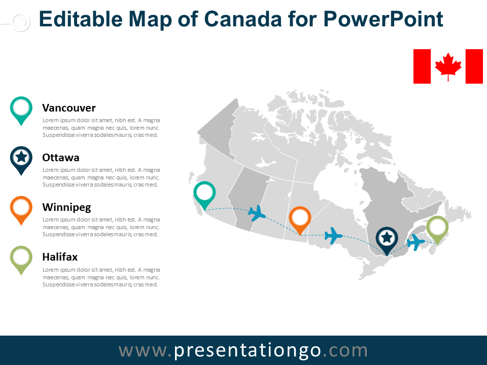 Us Map Ppt Template from images.presentationgo.com