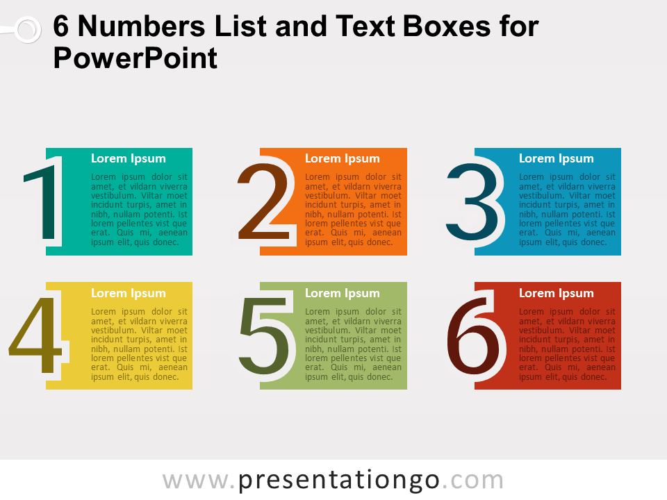 infographic powerpoint showing numbers