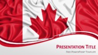 Canada Flag PowerPoint Template