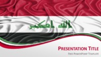 Iraq Flag PowerPoint Template