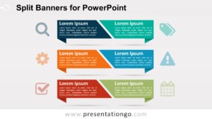 Split Banners PowerPoint Template