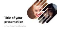 Free PowerPoint Template with 2 Hands