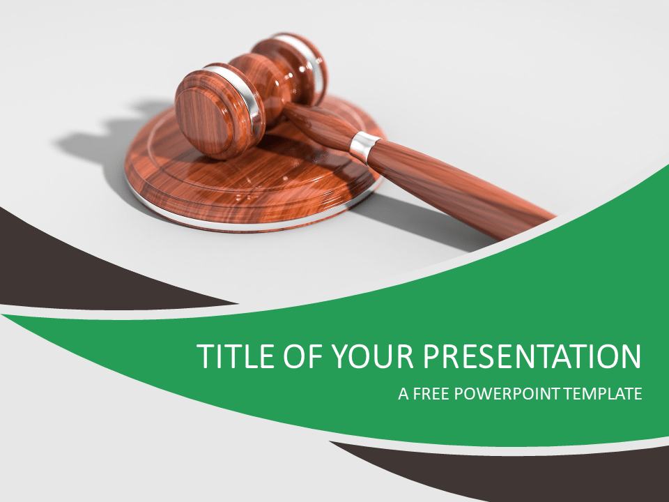 Justice and Law PowerPoint Template - PresentationGO