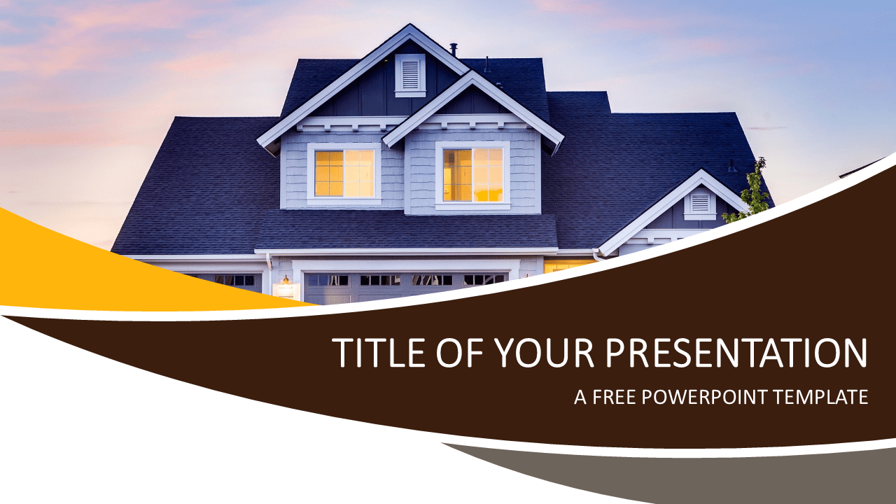 Real Estate PowerPoint Template PresentationGO