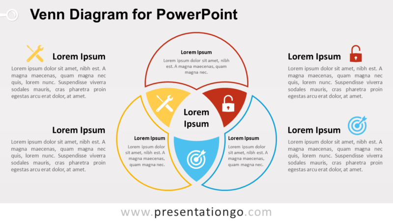 Venn Diagram for PowerPoint - PresentationGO