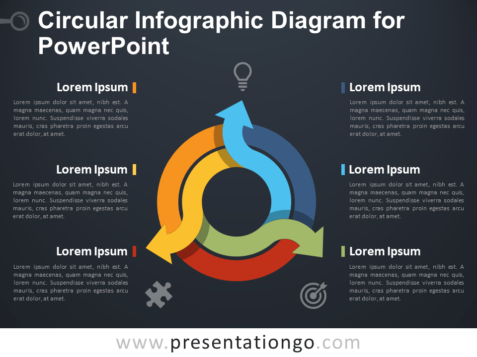 circular infographic diagram for powerpoint circular infographic