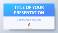 Free Gradient Blue Template for PowerPoint
