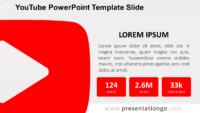 Free YouTube PowerPoint Slide