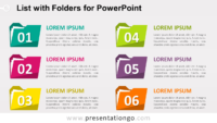Free List with Folders for PowerPoint