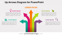 Free Up Arrows PowerPoint Template