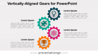 Free Vertical Gears for PowerPoint