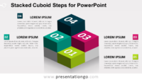 Stacked Cuboids for PowerPoint
