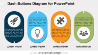 Free Dash Buttons for PowerPoint