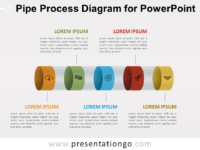 free linear process diagrams for powerpoint presentationgo com process maps ppt