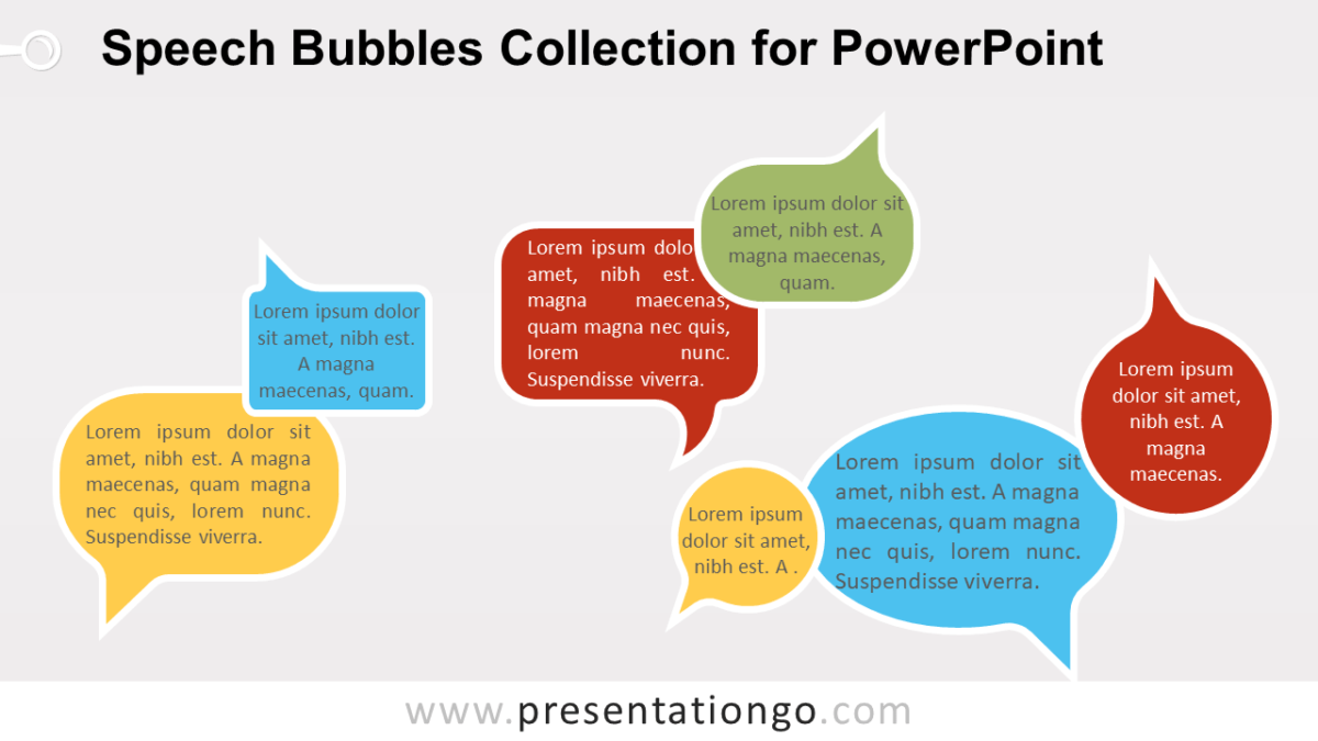Speech Bubbles Collection for PowerPoint - PresentationGO