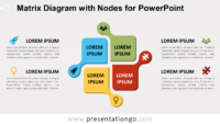 Free Matrix with Nodes for PowerPoint