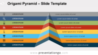 Free Origami Pyramid for PowerPoint and Google Slides