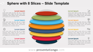 Free Sphere with 8 Slices for PowerPoint and Google Slides