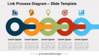 Free Link Process Diagram for PowerPoint and Google Slides