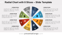 Free Radial Chart with 8 Slices for PowerPoint and Google Slides