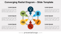 Converging Radial Diagram for PowerPoint and Google Slides