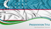 Free Uzbekistan Flag PowerPoint and Google Slides Template