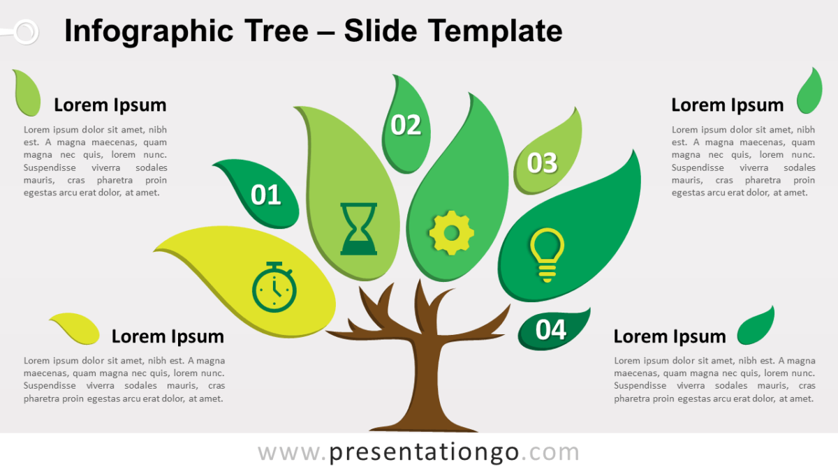 Infographic Tree for PowerPoint and Google Slides