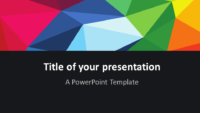Free Modern Polygons Template PowerPoint