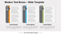 Free Modern Text Boxes for PowerPoint and Google Slides