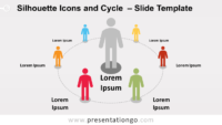 Free Silhouette Icons and Cycle for PowerPoint and Google Slides