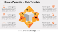 Free Square Pyramids for PowerPoint and Google Slides