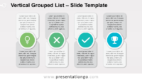 Free Vertical Grouped List for PowerPoint and Google Slides