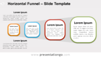 Free Horizontal Funnel for PowerPoint and Google Slides