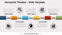 Free Horizontal Timeline for PowerPoint and Google Slides