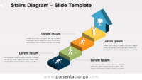 Free Stairs PowerPoint Template