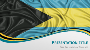 Free Bahamas Flag PowerPoint and Google Slides Template