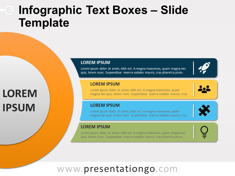 Infographic Text Boxes For Powerpoint And Google Slides