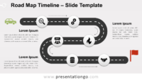 Free Road Map Timeline for PowerPoint and Google Slides
