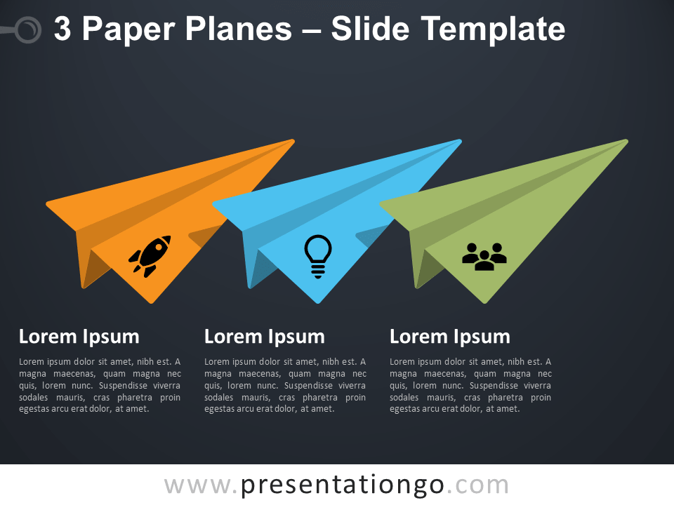 Airplane Powerpoint Template