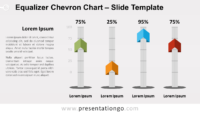 Free Equalizer Chevron Chart for PowerPoint and Google Slides