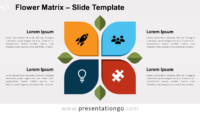 Free Flower Matrix for PowerPoint and Google Slides