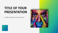 Free Modern Green Gradient Template for PowerPoint and Google Slides