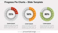 Free Progress Pie Charts for PowerPoint and Google Slides