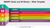 Free SMART Goals and 3D Blocks for PowerPoint and Google Slides