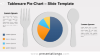 Free Tableware Data-Driven Pie-Chart for PowerPoint