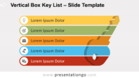 Free Vertical Box Key List for PowerPoint and Google Slides