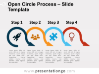 Doughnut Arrow Powerpoint Diagram Template For Free
