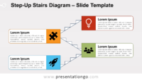 Free Step-Up Stairs Diagram for PowerPoint and Google Slides